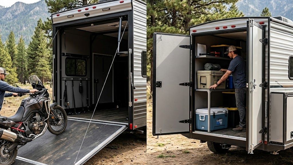 Ramp Doors vs. Barn Doors: A Guide to Custom RV & Trailer Doors ...